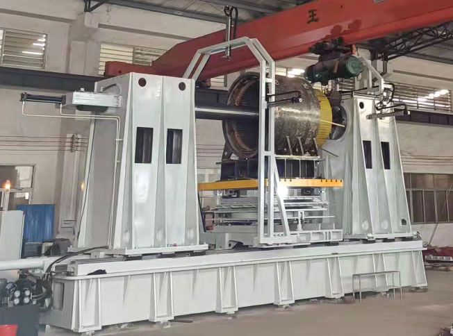 大型永磁電機定轉(zhuǎn)子對中找正合裝 大型永磁電機定轉(zhuǎn)子對中找正合裝